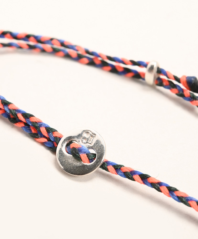 Signiture Thin Cord Anklet SS Royal Forest & Neon Pink/ロイヤルフォレストネオンピンク ONE