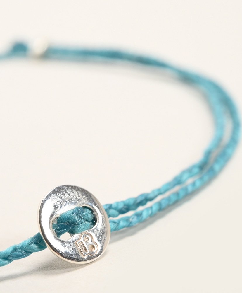 Signiture Thin Cord Anklet SS Turquoise/ターコイズ ONE