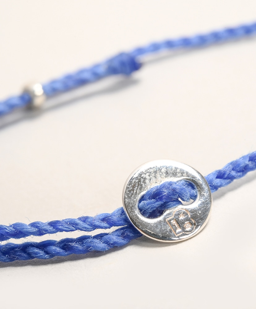 Signiture Thin Cord Bracelet SS Royal Blue/ロイヤルブルー ONE