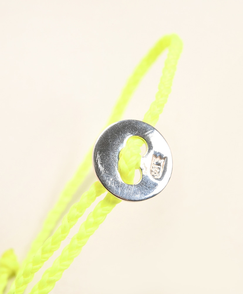 Signiture Thick Cord Bracelet SS Neon Yellow/ネオンイエロー ONE