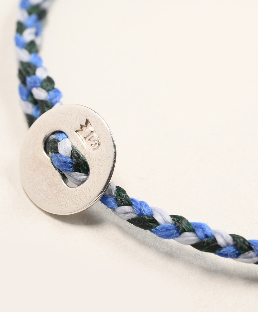 Signiture Thick Cord Bracelet SS Royal Forest & Light Blue/ロイヤルフォレストライトブルー ONE