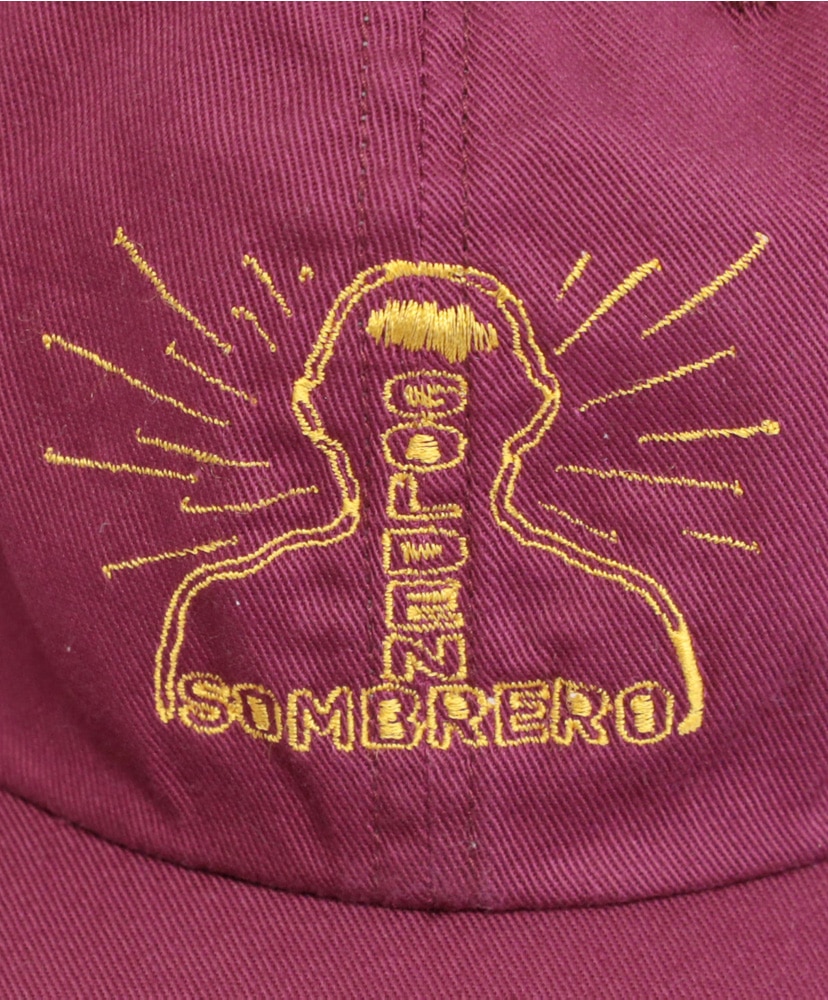 Golden Sombrero Logo Cap Burgundy/バーガンディ FREE(UNISEX)
