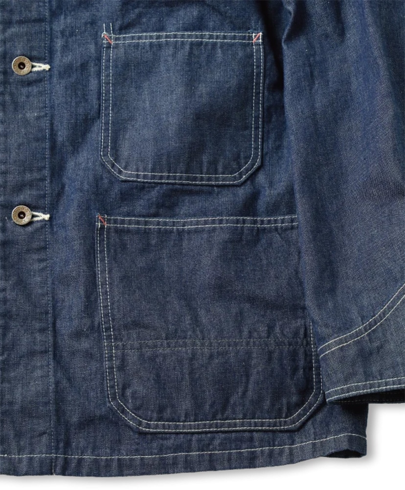 Denim Chore Jacket Indigo Blue/インディゴブルー 40(MEN)