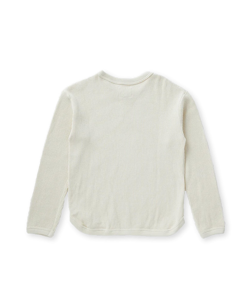 Heavyweight Waffle Longsleeve T Shirt Ecru/エクリュ 40(MEN)