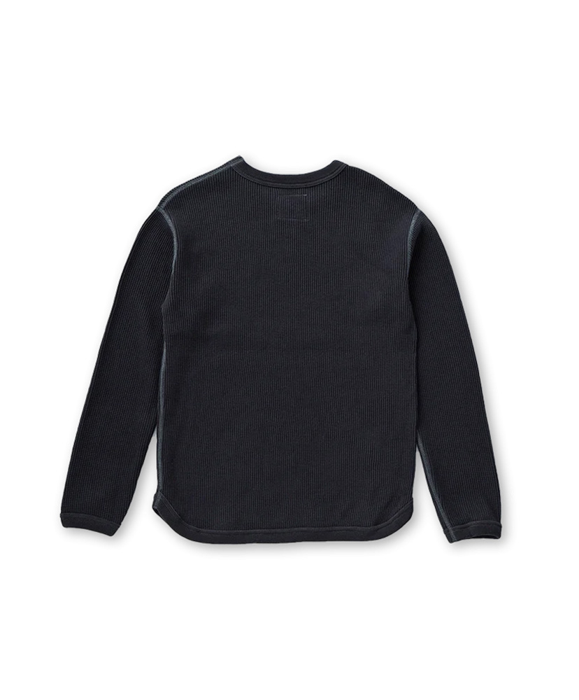 Heavyweight Waffle Longsleeve T Shirt Ink Black/インクブラック 40(MEN)