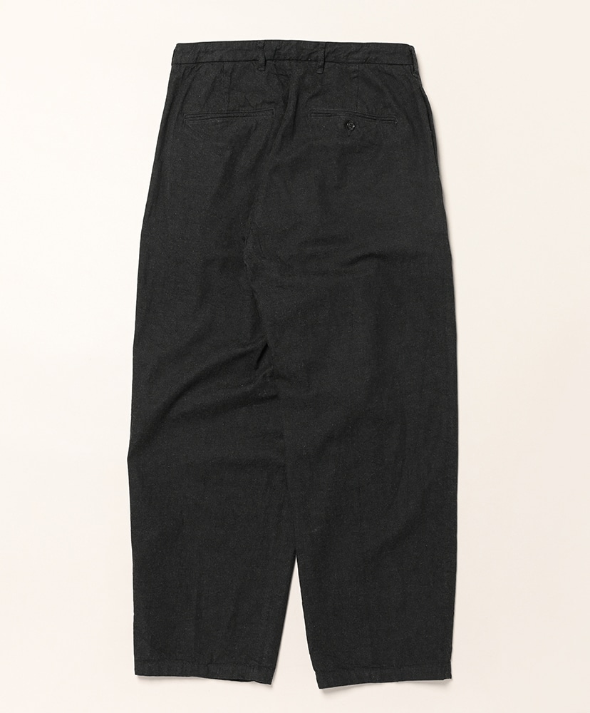 Big Denim Tuck Trousers Black/ブラック 32(MEN)