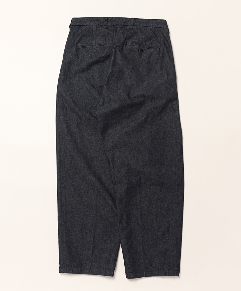 Big Denim Tuck Trousers Indigo/インディゴ 34(MEN)