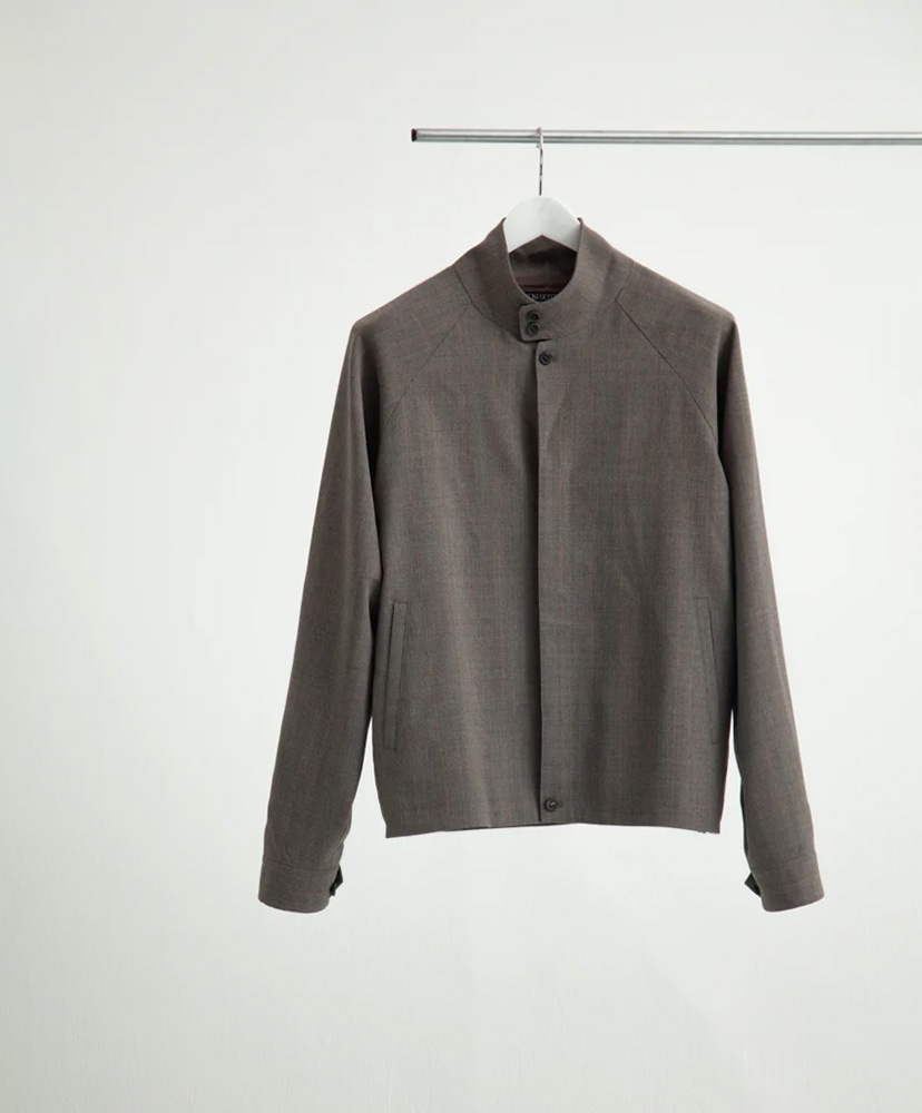 MELANGE STRIPE TRUCKER JACKET GREY STRIPE/グレーストライプ 46(MEN)