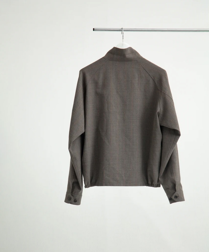 MELANGE STRIPE TRUCKER JACKET GREY STRIPE/グレーストライプ 46(MEN)