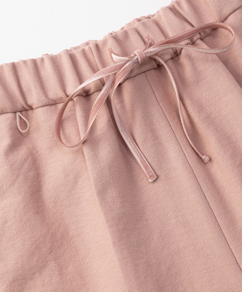 Organic Cotton Easy pants Smoky Pink/スモーキーピンク F(WOMEN)