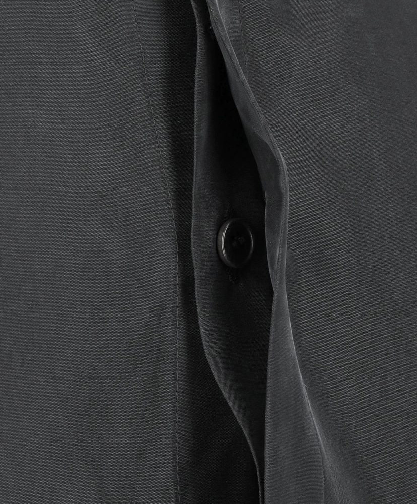 Cupro Shirt charcoal/チャコール L(MEN)