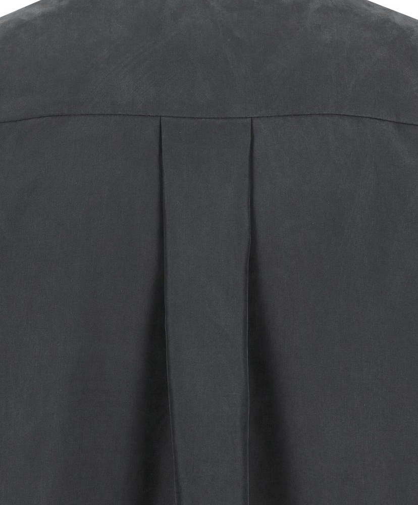 Cupro Shirt charcoal/チャコール L(MEN)