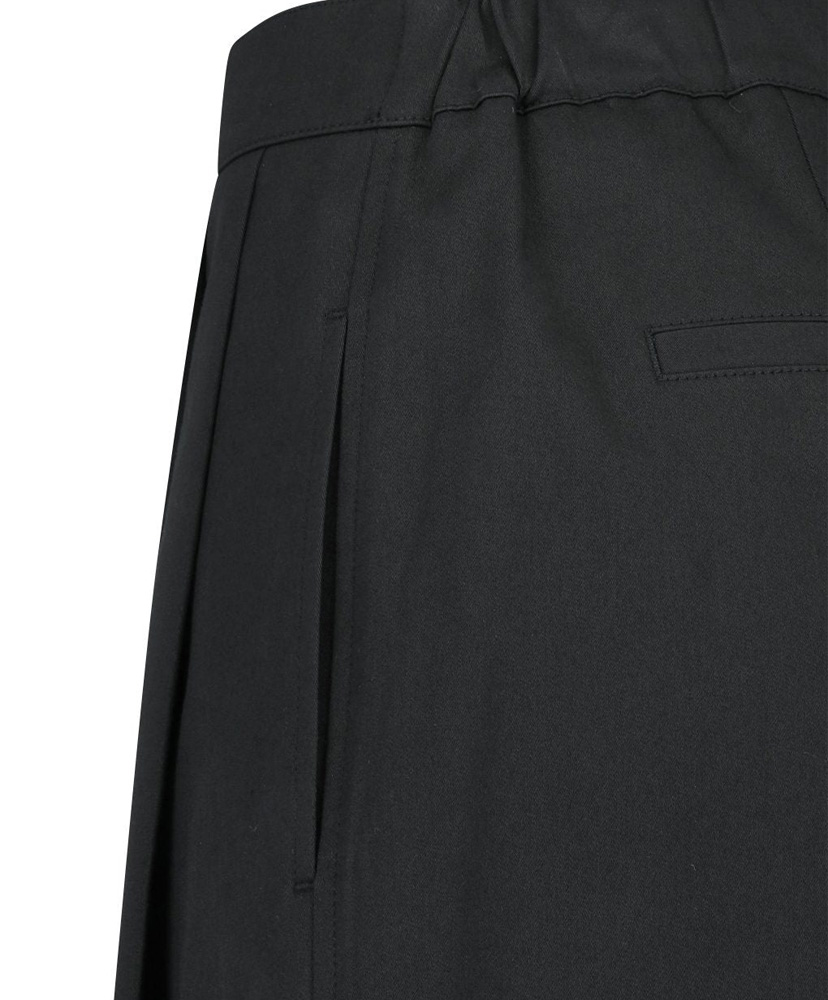 Two Tuck Wide Banding Pants Black/ブラック 0(WOMEN)