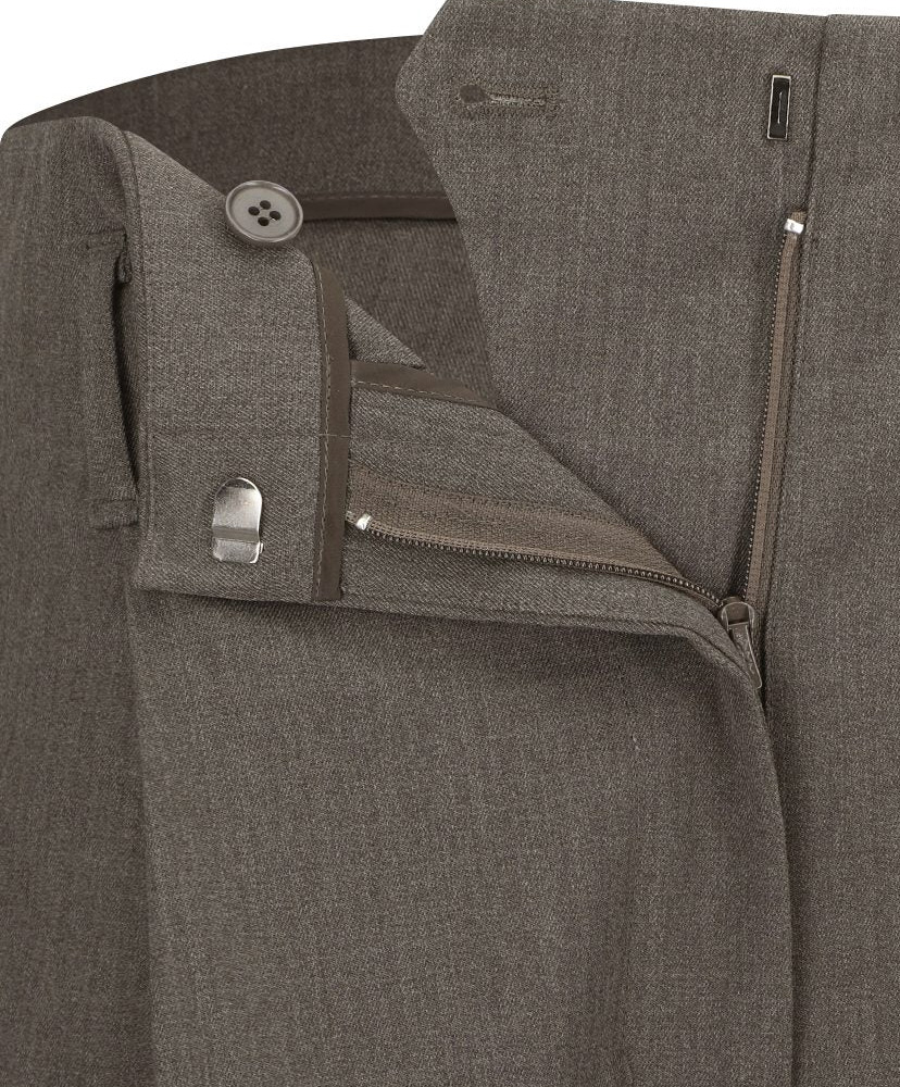 Straight Tuck Pants Brown/ブラウン 0(WOMEN)