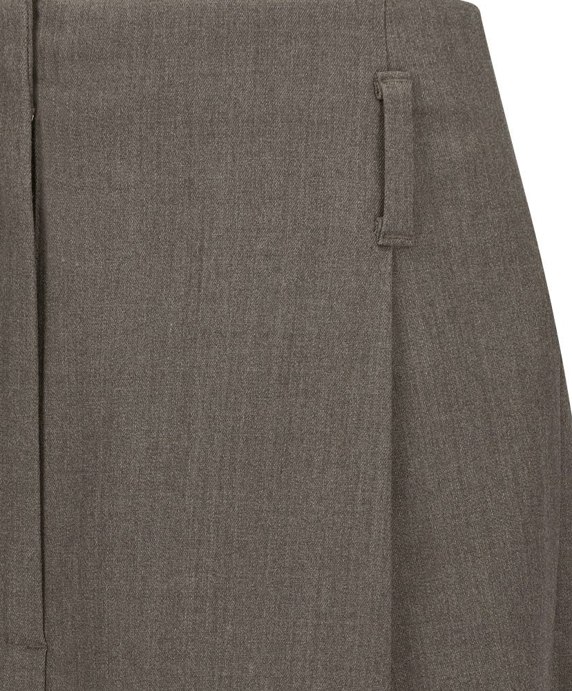 Straight Tuck Pants Brown/ブラウン 0(WOMEN)
