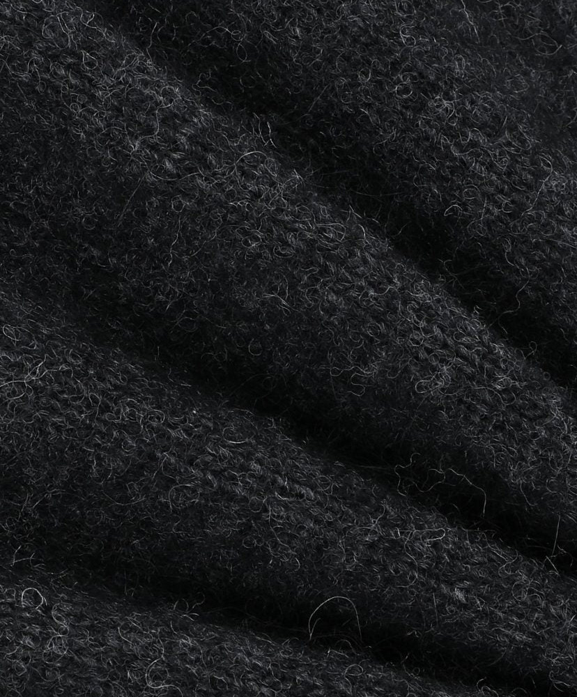 Racoon V-Neck Knit charcoal/チャコール S(MEN)