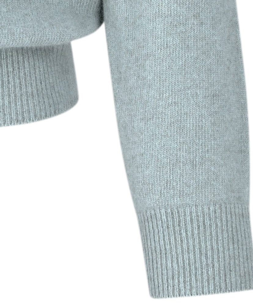 Racoon V-Neck Knit Mint/ミント S(MEN)