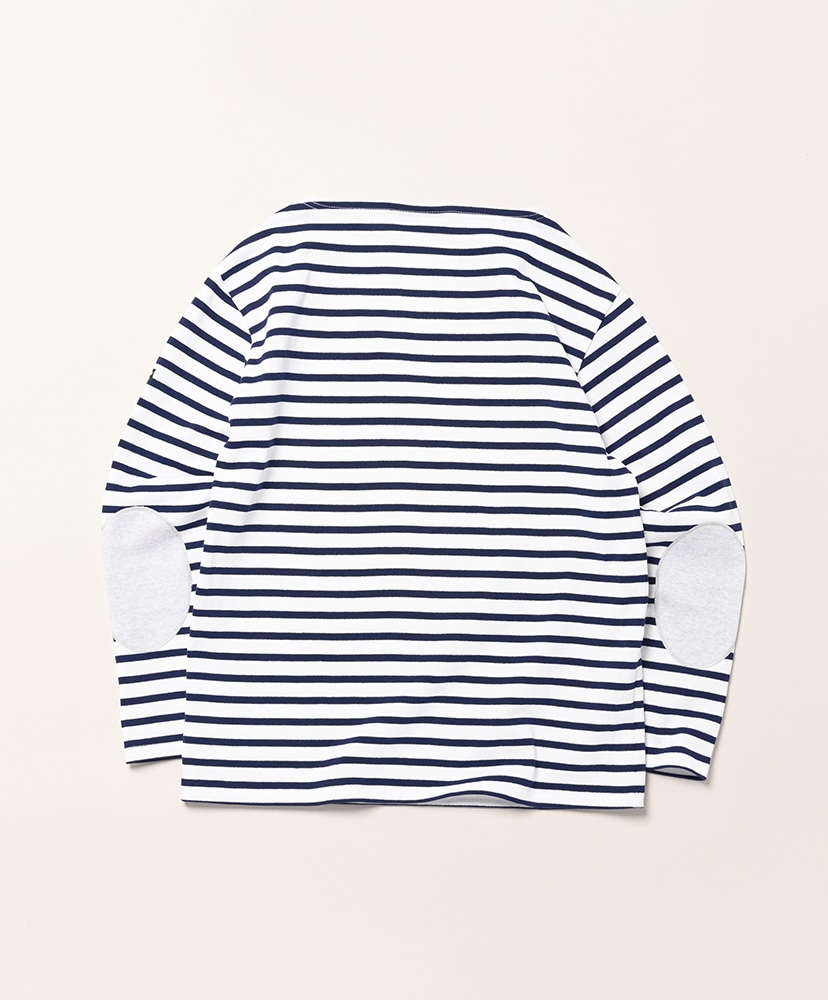 Ouessant Elbow patch Neige×Marine-Gris Clair/ネージュ×マリン -グリークレール 1