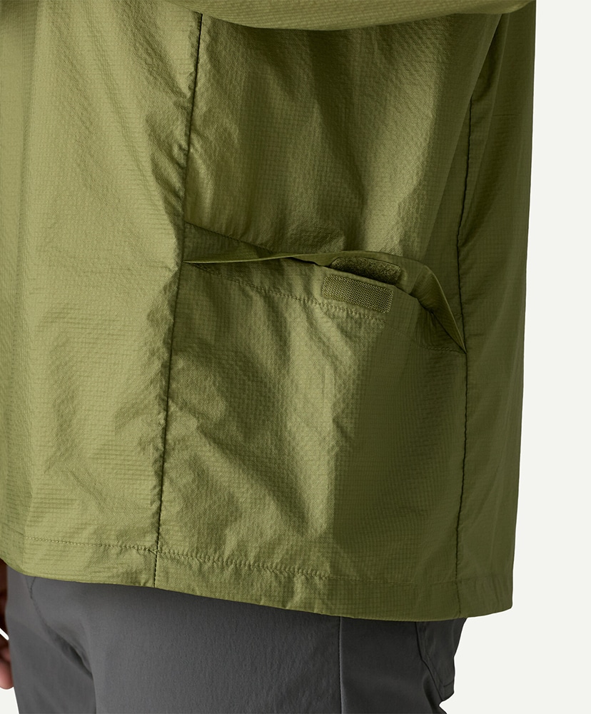 Men's Houdini Stash 1/2 Zip Pullover CPRG/ケイパーグリーン L(MEN)