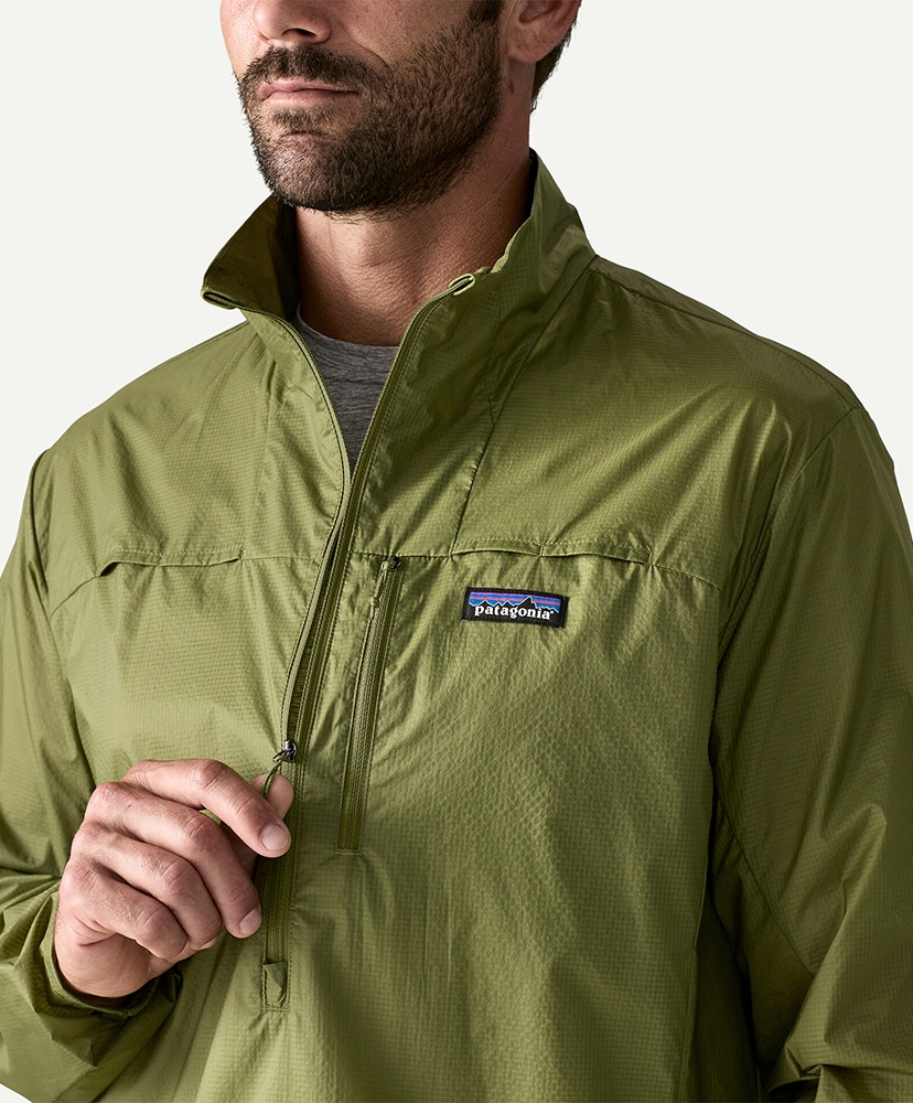 Men's Houdini Stash 1/2 Zip Pullover CPRG/ケイパーグリーン L(MEN)