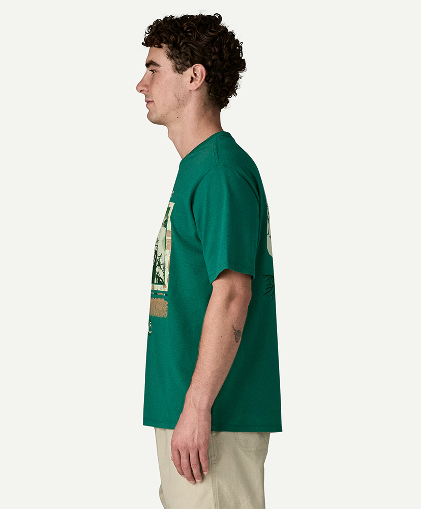 Men's Run Like Roots Responsibili-Tee GEMG/ジェムグリーン L(MEN)