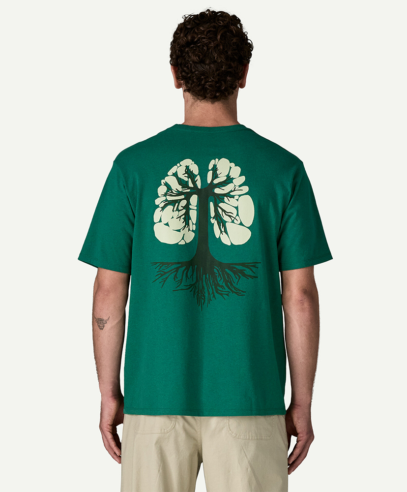 Men's Run Like Roots Responsibili-Tee GEMG/ジェムグリーン L(MEN)