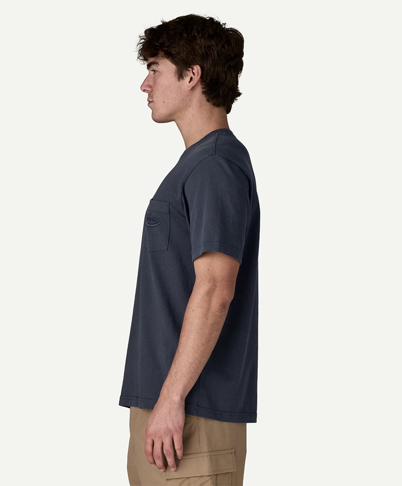 Men's Midweight '95 Oval Logo Pocket Tee NENA/ニューネイビー L(MEN)