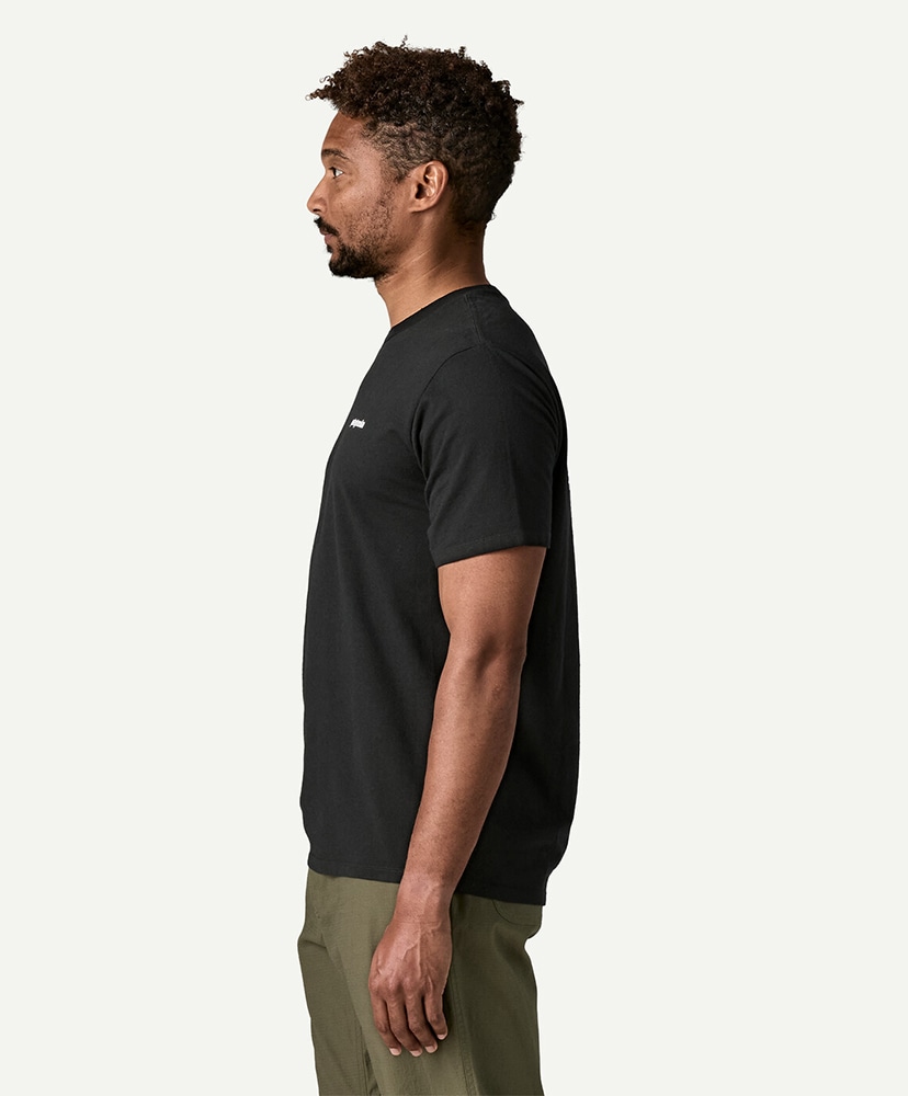 Men's P-6 Logo Responsibili Tee BLK/ブラック L(MEN)