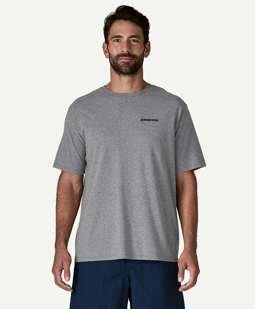 Men's P-6 Logo Responsibili Tee GLH/グラベルヘザー L(MEN)