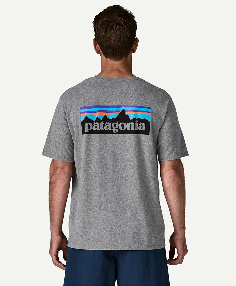 Men's P-6 Logo Responsibili Tee GLH/グラベルヘザー L(MEN)