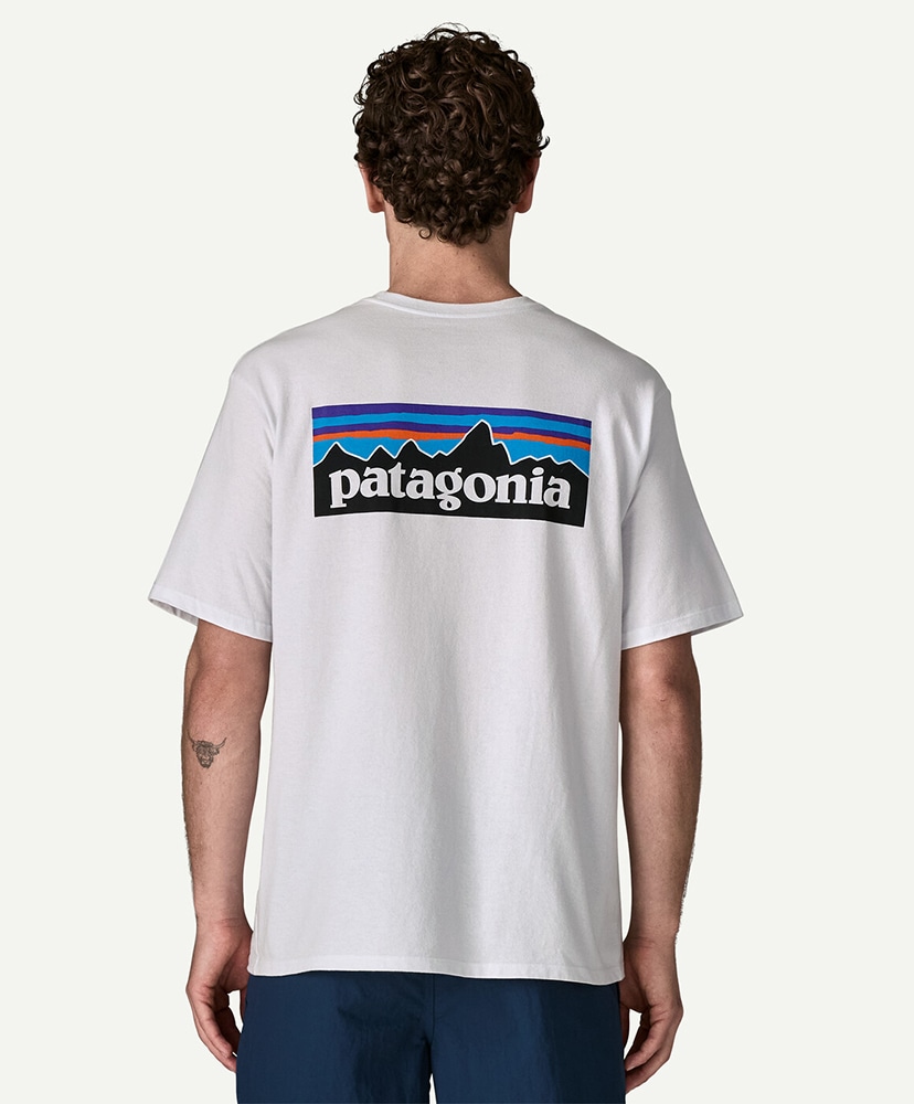 Men's P-6 Logo Responsibili Tee WHI/ホワイト L(MEN)