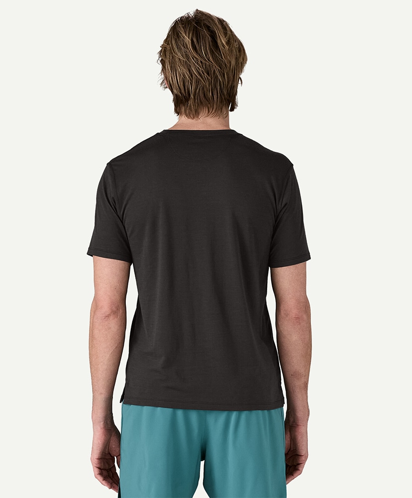 Men's Capilene Cool Merino Blend Shirt BLK/ブラック L(MEN)