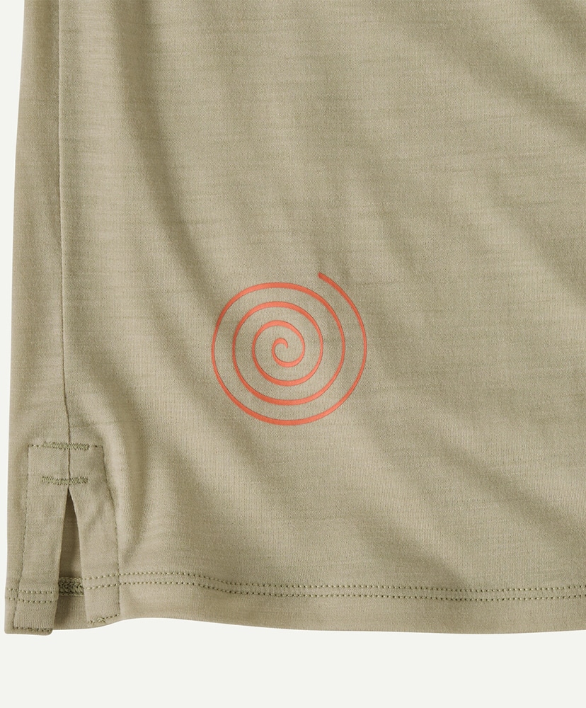 Men's Capilene Cool Merino Blend Graphic Shirt MPWE/ウェザードストーン L(MEN)