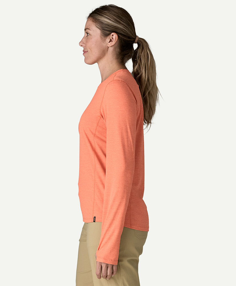 Women's Long-Sleeved Capilene Cool Sun Shirt MLPX/メロウメロン L(WOMEN)