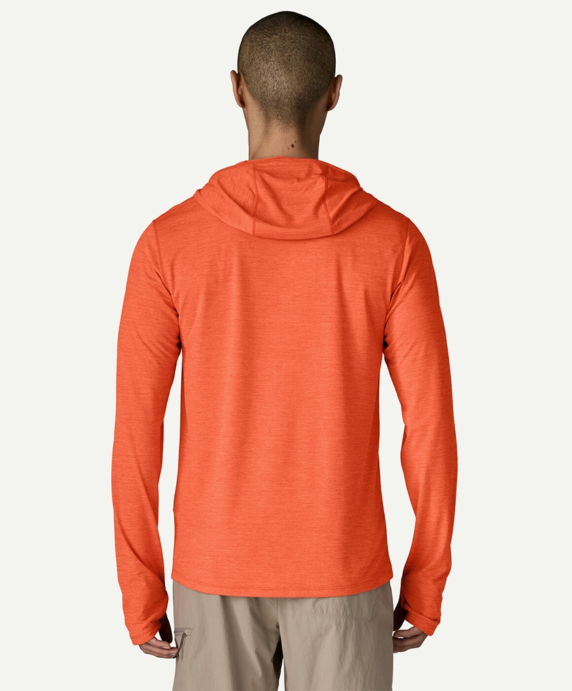 Men's Capilene cool Sun Hoody COLX/コールオレンジ L(MEN)