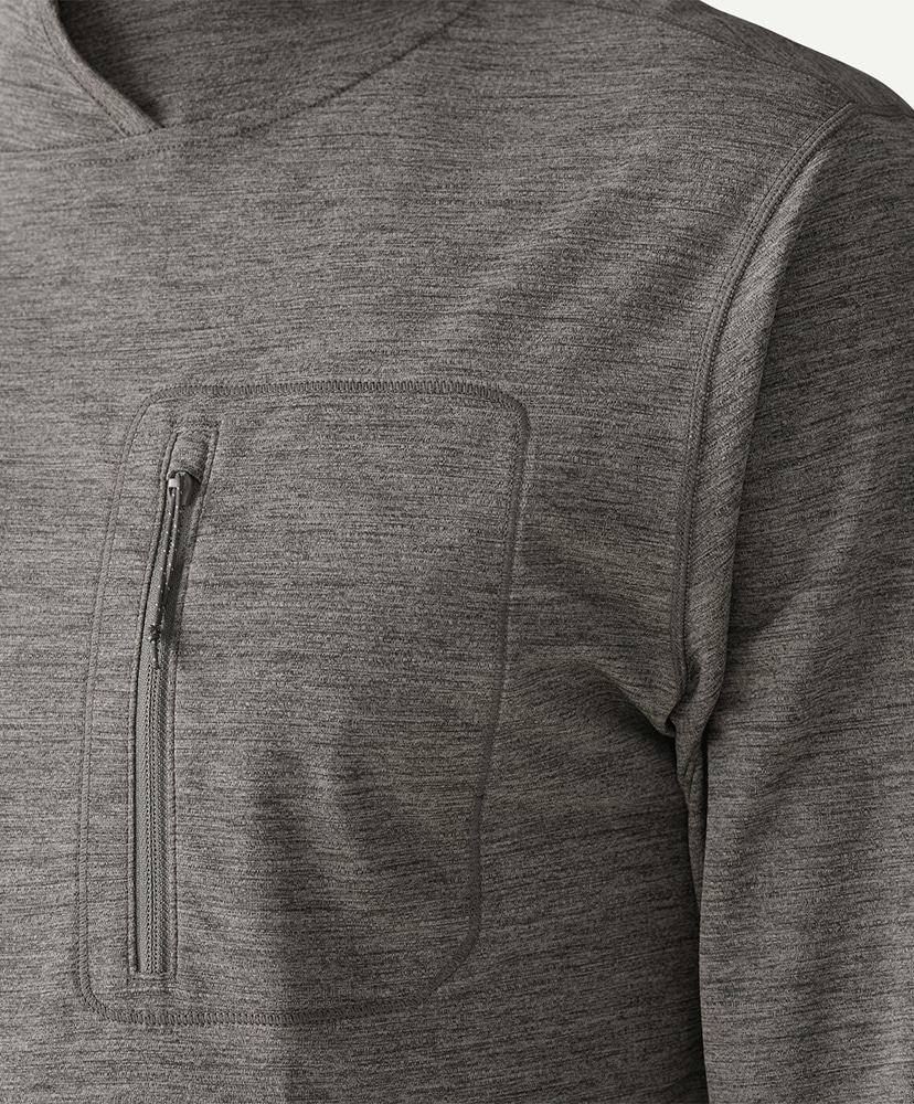 Men's Capilene cool Sun Hoody FGNX/フォージグレイ L(MEN)