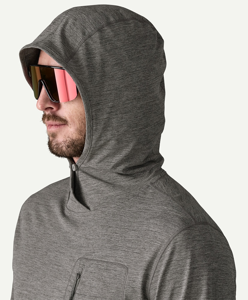 Men's Capilene cool Sun Hoody FGNX/フォージグレイ L(MEN)