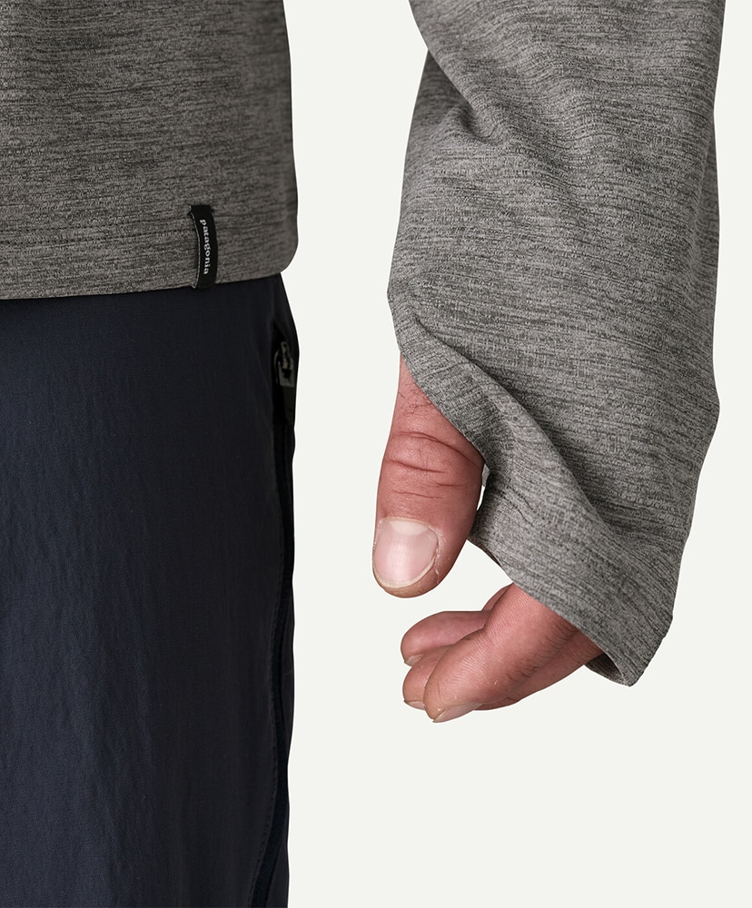 Men's Capilene cool Sun Hoody FGNX/フォージグレイ L(MEN)