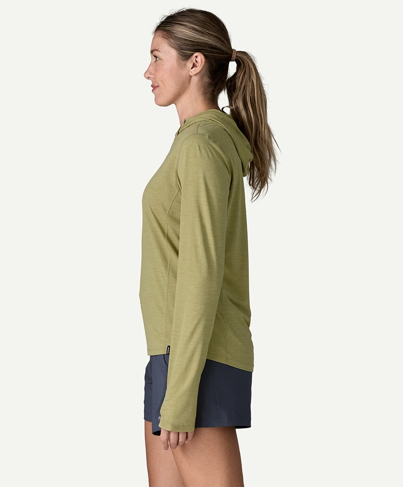 Women's Capilene Cool Sun Hoody GGNX/ガムツリーグリーン L(WOMEN)