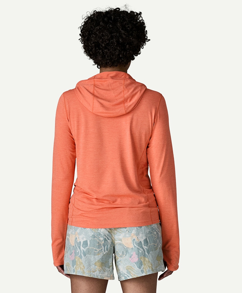 Women's Capilene Cool Sun Hoody MLPX/メロウメロン L(WOMEN)
