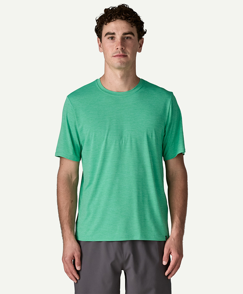 Men's Capilene Cool Daily Shirt AQSX/アクアストーン L(MEN)