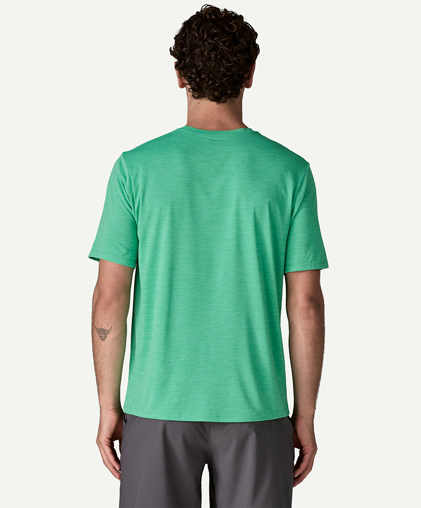 Men's Capilene Cool Daily Shirt AQSX/アクアストーン L(MEN)