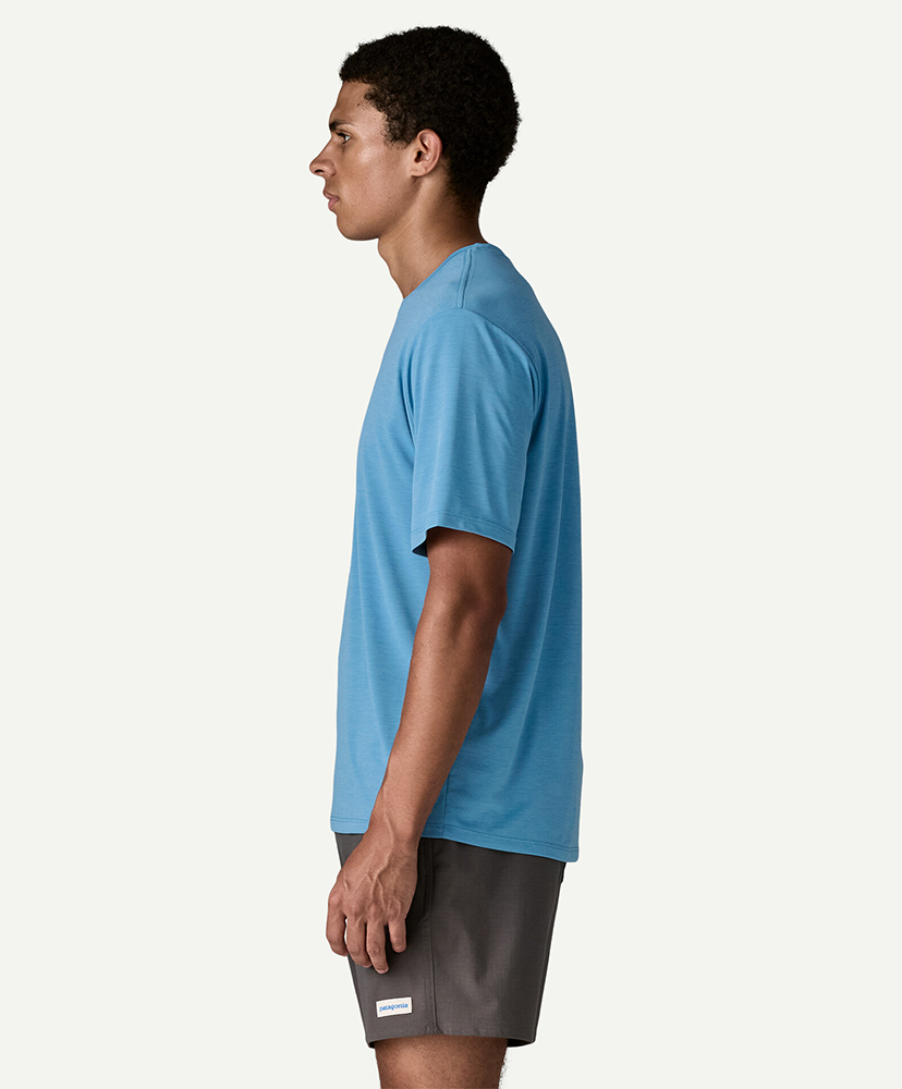 Men's Capilene Cool Daily Shirt SHRX/ショアブルー L(MEN)