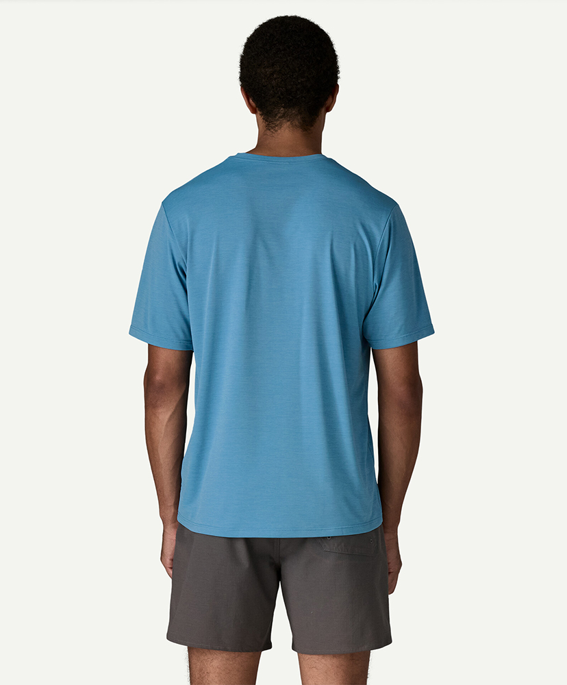 Men's Capilene Cool Daily Shirt SHRX/ショアブルー L(MEN)
