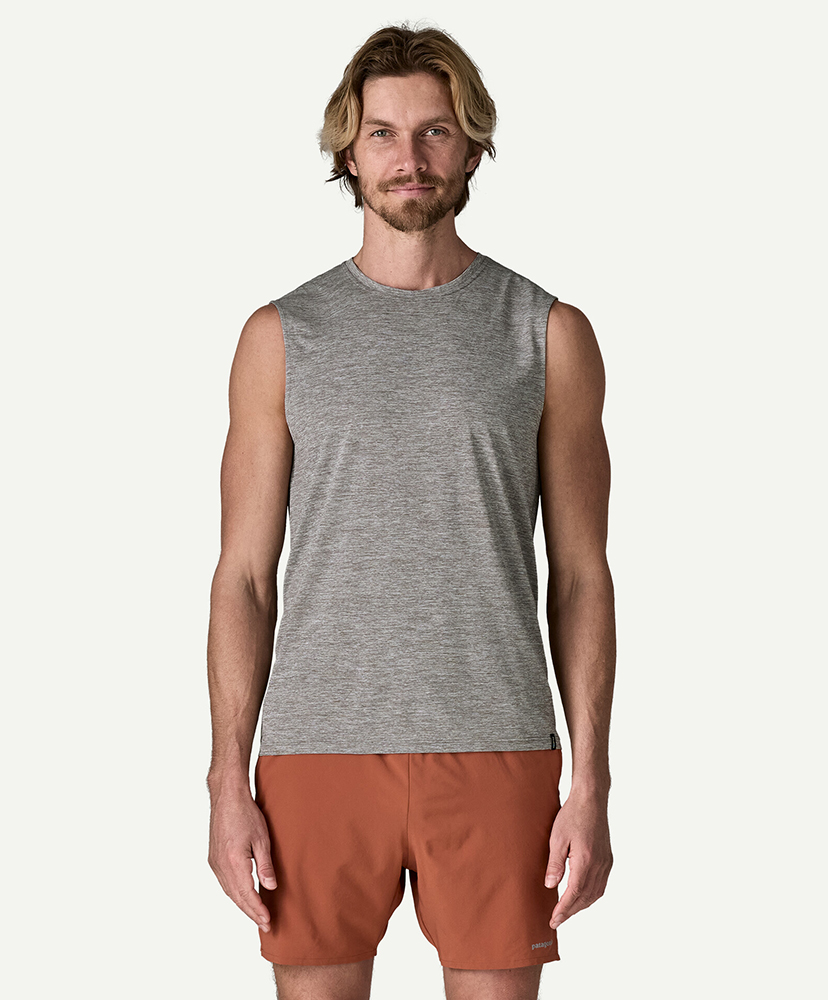 Men's Sleeveless Capilene Cool Daily Shirt FEA/フェザーグレー L(MEN)