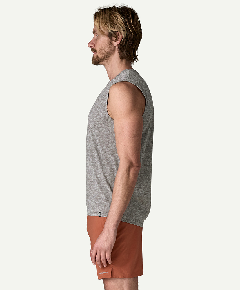 Men's Sleeveless Capilene Cool Daily Shirt FEA/フェザーグレー L(MEN)