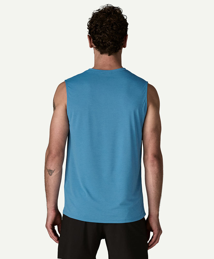 Men's Sleeveless Capilene Cool Daily Shirt SHRX/ショアブルー L(MEN)
