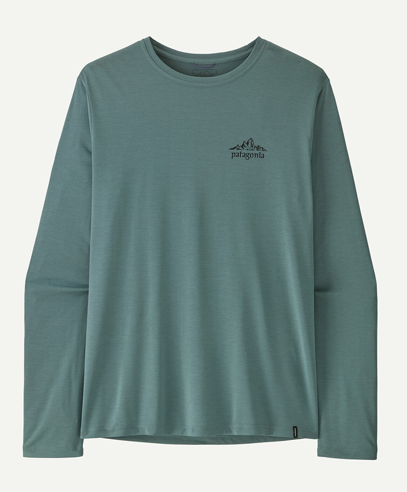 Men's Long Sleeved Capilene Cool Daily Shirt Cloud Crag BSLX/ブルーセージ L(MEN)