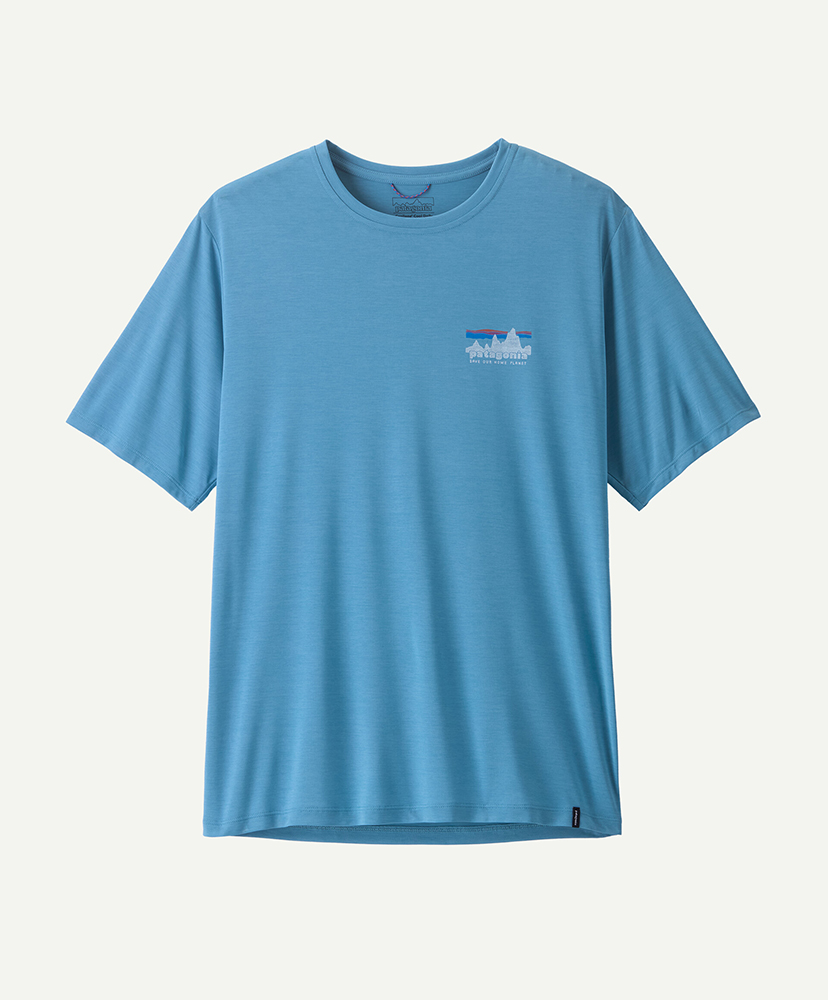 Men's Capilene Cool Daily Shirt - '73 Skyline SHRX/ショアブルー L(MEN)