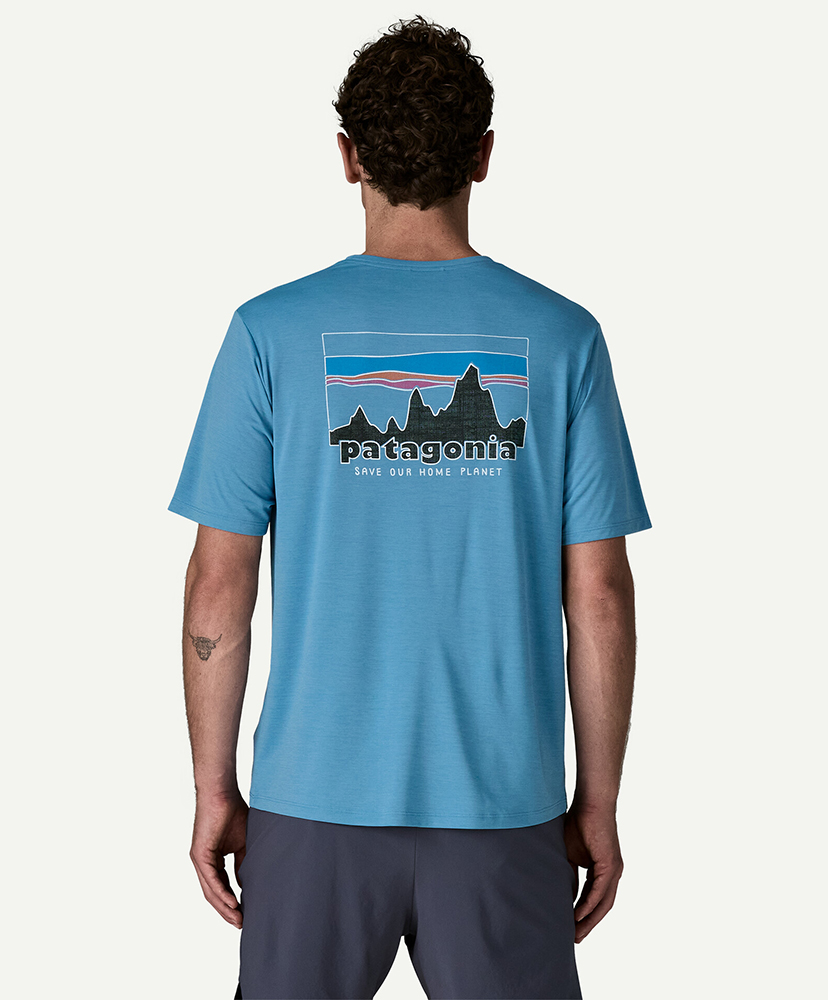 Men's Capilene Cool Daily Shirt - '73 Skyline SHRX/ショアブルー L(MEN)